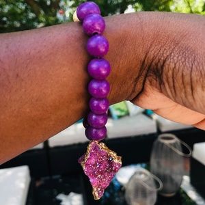 Purple bracelet